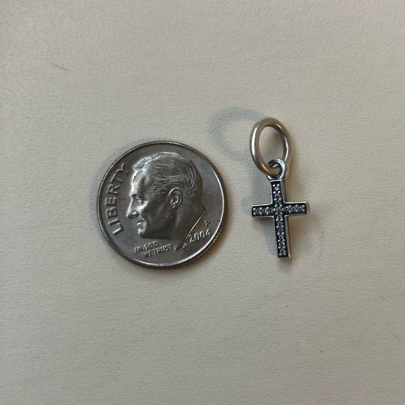 Authentic Pandora Cross Charm diamonds - Picture 2 of 4
